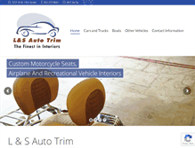 Tablet Screenshot of landsautotrim.com